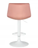 Стул барный TAILOR WHITE (пудрово-розовый велюр (MJ9-32))