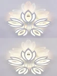 Потолочная люстра Natali Kovaltseva Led Lamps 81124 (регулировка яркости, 220V, пульт управления, цветы)