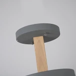 Потолочная люстра Wi-Fi на штанге Turna L6 Grey By ImperiumLoft Turna-B01 (LED, 220V, голосовое управление, умный дом - Алиса)