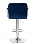 Стул барный KRUGER ARM (синий велюр (MJ9-117))