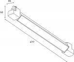 Трековый светильник светодиодный однофазный Hesby Lighting Skylite HSBL_0024 (220V)
