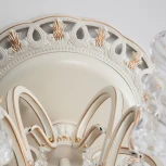 Потолочная люстра Eurosvet 12205 12205/6 белый (хрусталь Strotskis, подсвечник, свеча)