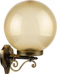 Настенный фонарь уличный IP44 Oasis Light Globo Prism gold 88201PG 02 Gb в форме шара (220V, фонарь, шар)