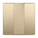 Набор клавиш для выключателя трехклавишного (шампань рифленый) Werkel W1139010 (a051425)