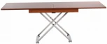 Стол-трансформер Левмар Cross D44/S79 миланский орех/ опоры нерж.сталь