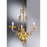 Подвесная люстра Nervilamp 571 571/3+2/TR (220V, на цепи, подсвечник, свеча)