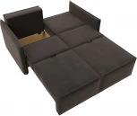 Диван прямой Либерти мини (Коричневый/Велюр) Лига Диванов арт.121897