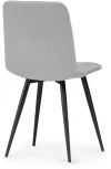 Стул Notta на металлокаркасе Чилли К светло-серый / черный 502055