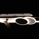 Настенно-потолочный светильник со спотом DeMarkt Драйв 377013604 (LED, 220V, пульт управления)