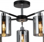 Потолочная люстра на штанге Escada Elegant 671/5P Chrome (220V, круглые)