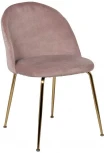 Обеденный стул Garda Decor 30C-301-1G LPI (Золото/Пыльно-розовый)