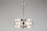 Подвесная люстра Aployt Wiola APL.745.03.06 (220V, хрусталь, на цепи, круглые)