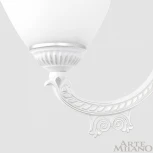 Бра с выключателем Arte Milano AM342837 342837/2W WT+SL (220V)