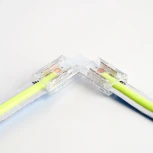Соединитель угловой 12мм для ленты COB LS530, LD179 Feron 48276