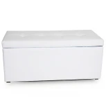 Банкетка Dreambag Лонг Белая ЭкоКожа 13119