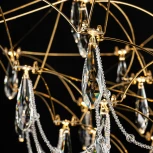 Подвесная люстра светодиодная хрустальная с пультом с регулировкой цветовой температуры Modelux MODELUX ML.5602.1000P BS