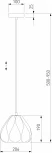 Подвесной светильник Eurosvet Sinki 30187/1 белый (220V, на проводе)
