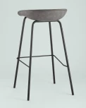 Стул барный Stool Group Beetle Lite PU серый УТ000001230