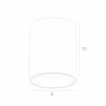 Накладной точечный светильник Arte Lamp Torre A1532PL-1WH (220V, круглые)