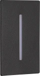 Подсветка для лестниц и ступеней встраиваемая линейная ST Luce Slim SL9519.408.01 черный LED 1*3W (220V, IP54)