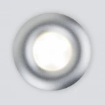 Встраиваемый точечный светильник Elektrostandard 123 MR16 серебро (220V, круглые)