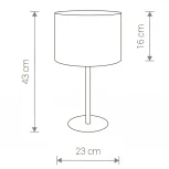 Интерьерная настольная лампа Nowodvorski Hotel 8982 (220V)