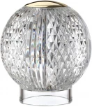 Настольная лампа Odeon Light Crystal 5008/2TL золотой/металл/акрил LED 2W 4000K 180лм (регулировка яркости, 220V, диммер, сенсорный выключатель, шар)