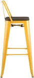 Стул барный Stool Group TOLIX WOOD со спинкой желтый УТ000001866