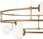 Подвесная люстра Maytoni Balance MOD317PL-06G (220V, на тросе, шарики, кольцо)