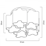 Потолочный светильник Arte Lamp Serenata A3479PL-5CC (220V)