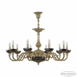 Подвесная люстра Bohemia 7210 72101P/10/300 G P Amber-Blue/H-1J