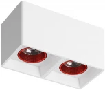 Накладной точечный светильник Denkirs DK3030 DK3085-WH+RD (220V)
