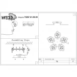 Потолочная люстра Wedo Light Agna 75267.01.09.05