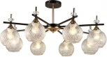 Потолочная люстра на штанге MD.4892-8-S COFFEE+FGD