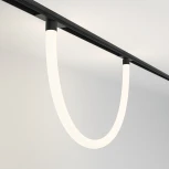 Трековый подвесной светильник с гибким неоном гибкий 48V Tau Exility 4000K 20Вт 360° LED (магнитный) Maytoni Technical TR101-2-20W4K-B