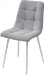 Стул CHILLI UF860-02B серо-голубой, ткань/ белый каркас