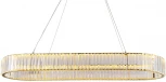 Подвесной светильник хрустальный светодиодный 8445/120 oval gold