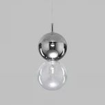 Подвесной светильник Eurosvet Selisa 50091/1 хром/дымчатый