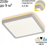 Настенно-потолочный светильник светодиодный с подсветкой Citilux Norma CL748K200 (220V, IP40)