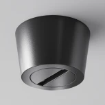 Потолочная чаша Parity накладная с коннектором питания черная Maytoni Accessories for system Parity TRA130RSC-1B (48V)