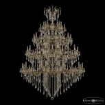 Подвесная люстра Bohemia Florence 71105/24+24+24+16/590/XL/4d B GB Y1