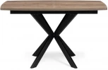 Стол Woodville Палу дуб галифакс табак / черный 551074