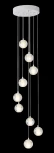 Подвесной светильник светодиодный GASPAR SP9 D300 WHITE Crystal Lux (220V, на проводе, шарики)