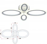 Потолочная люстра Rivoli Leidiane 6097-104