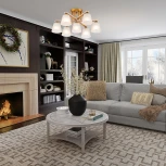 Потолочная люстра на штанге Escada Silva 1101/7PL 7х60Вт E27, металл/стекло, золото