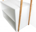 Вешалка SHT-HW2 белый/светлый орех Sheffilton 9812411301