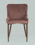 Стул Stool Group Ститч Хани велюр пыльно-розовый ножки дерево УТ000031317