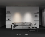 Трековый светильник трехфазный 10W 220V Maytoni Points TR195-3-10W4K-M-B (LED)