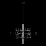 Подвесная люстра Loft It Gino 10196/650 Chrome (220V, на тросе)