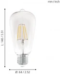 Лампочка светодиодная филаментная Eglo Lm_led_e27 11757